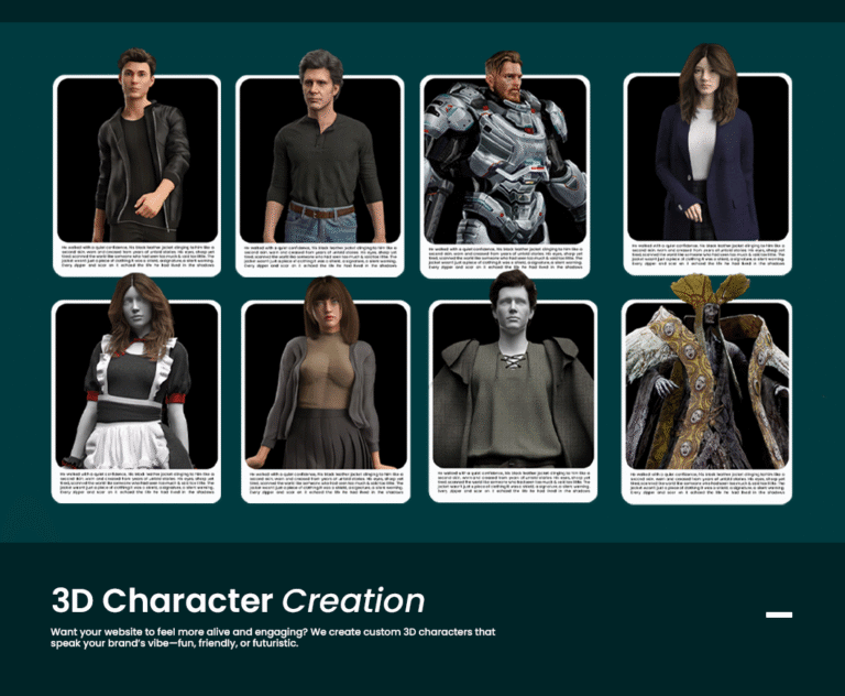 Website Banner - 3D Art Curousal