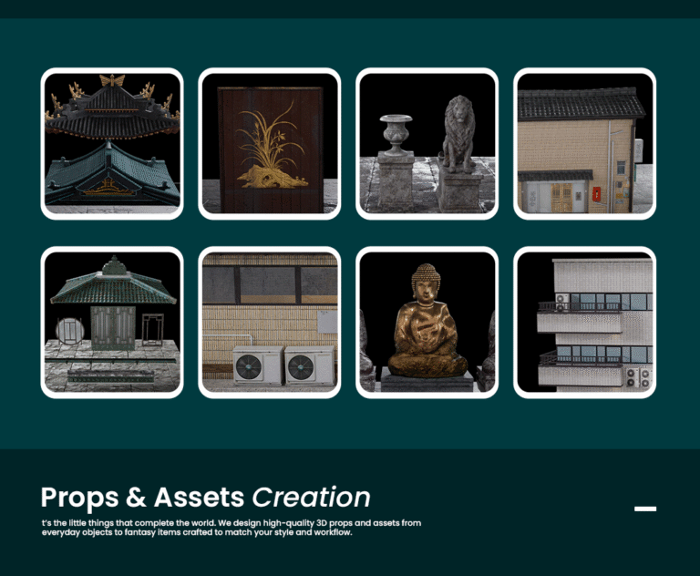 Website Banner - Props and assets